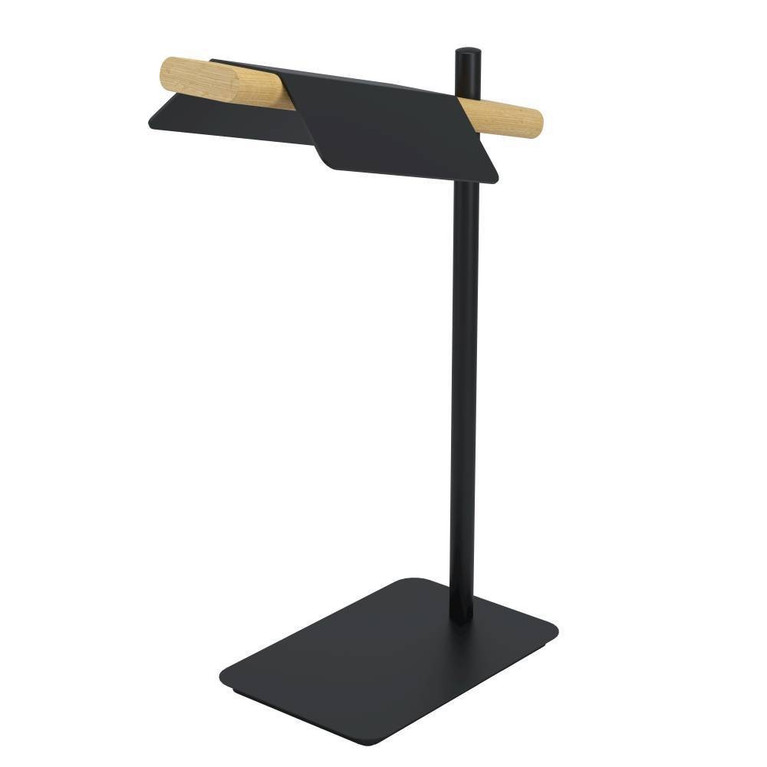 Eglo USA - 98837A - LED Table Lamp - Ermua - Black Wood Acrylic