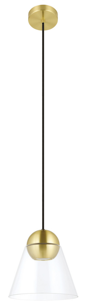 Eglo USA - 99628A - LED Pendant - Cerasella - Brushed Brass