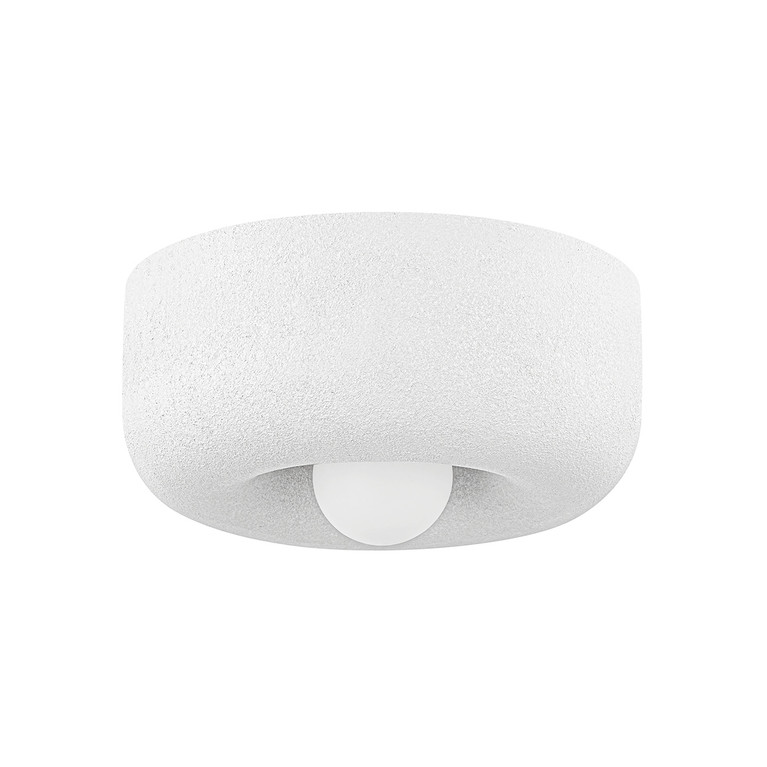 Mitzi - H799501-AGB/CTW - One Light Flush Mount - Doris - Aged Brass