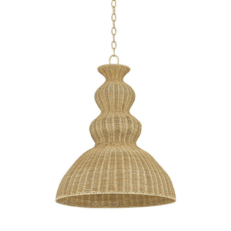 Mitzi - H919701L-AGB - One Light Pendant - Mayla - Aged Brass