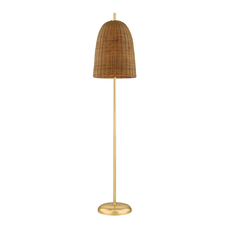 Mitzi - HL1001401-AGB - One Light Floor Lamp - Beatrice - Aged Brass