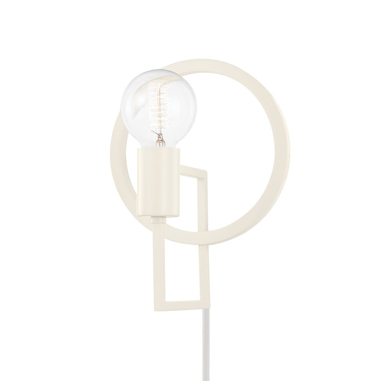 Mitzi - HL637201-SCR - One Light Wall Sconce - Tory - Soft Cream