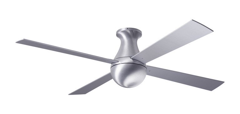 Modern Fan Co - BAL-FM-BA-52-AL-NL-004 - 52Ceiling Fan - Ball Flush - Brushed Aluminum