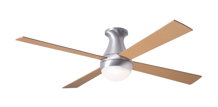 Modern Fan Co - BAL-FM-BA-52-MP-652-002 - 52Ceiling Fan - Ball Flush - Brushed Aluminum