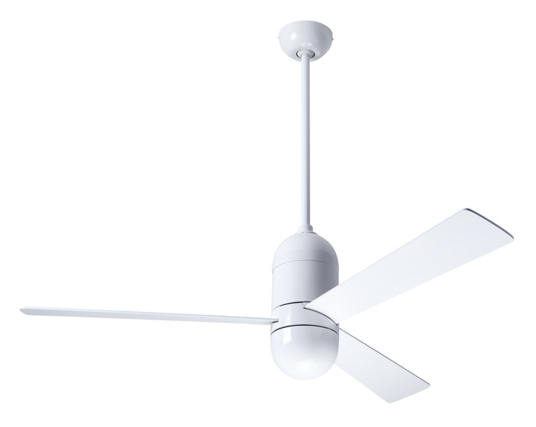 Modern Fan Co - CIR-GW-50-WH-NL-RC - 50Ceiling Fan - Cirrus DC - Gloss White