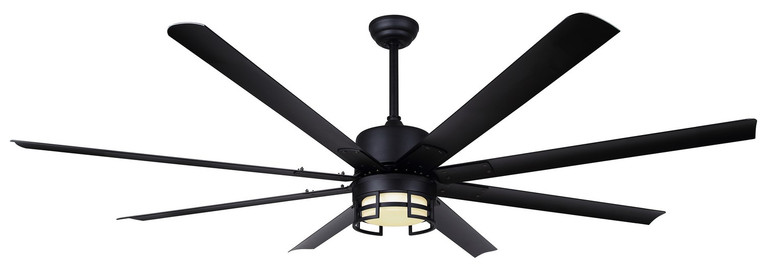 Canarm - CP72EZR8BK-W - 72 Ceiling Fan - Ezra - Black