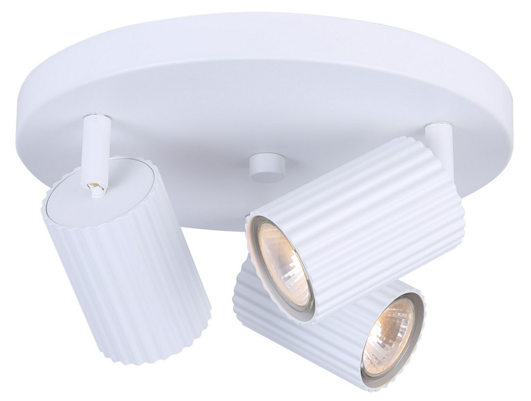 Canarm - ICW1119A03WH10 - Three Light Track Lighting - Rexton - White
