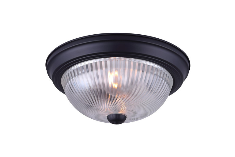 Canarm - IFM211MBK-RGC - Two Light Flush Mount - Ifm211Mbk-Rgc - Matte Black