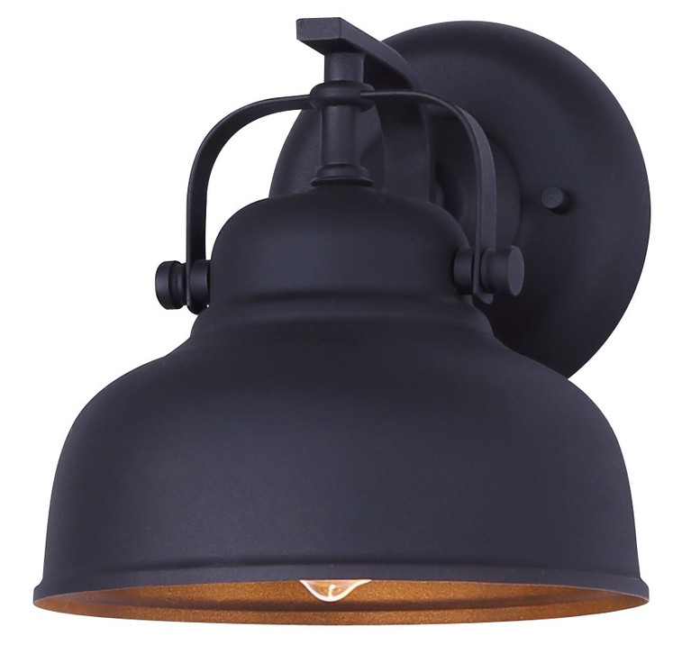 Canarm - IOL405BK-A - One Light Outdoor Wall Mount - 1 Lt. Outdoor Wall - Matte Black