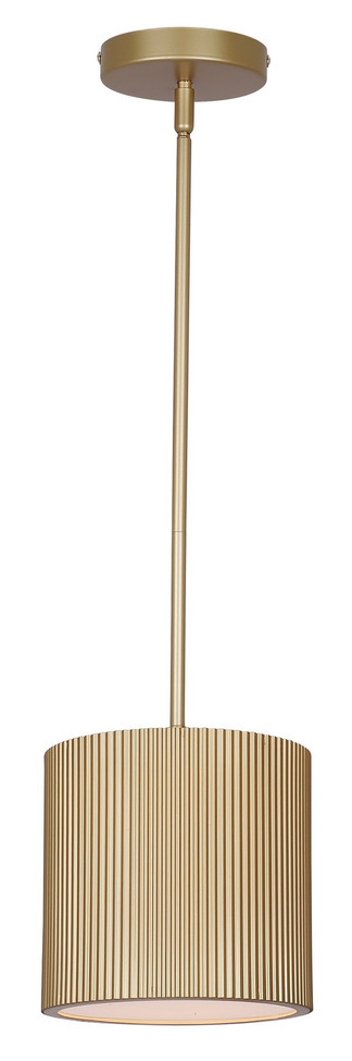 Canarm - IPL1208A01PGD - One Light Pendant - Scarlett - Gold
