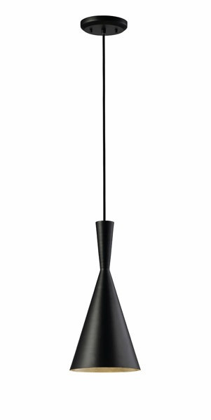 Canarm - IPL183B01BK - One Light Pendant - Rocco - Black