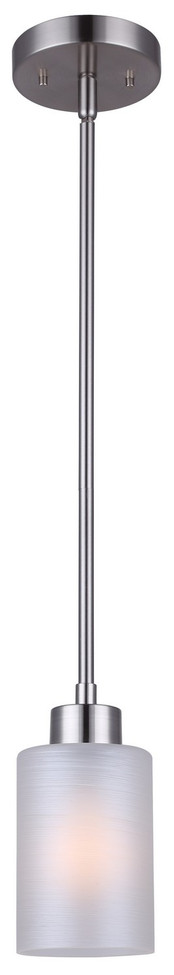 Canarm - IPL359A01BPT - One Light Pendant - Margo - Brushed Pewter