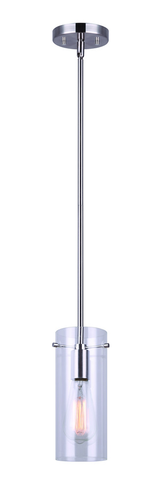 Canarm - IPL759A01BN - One Light Pendant - Joni - Brushed Nickel