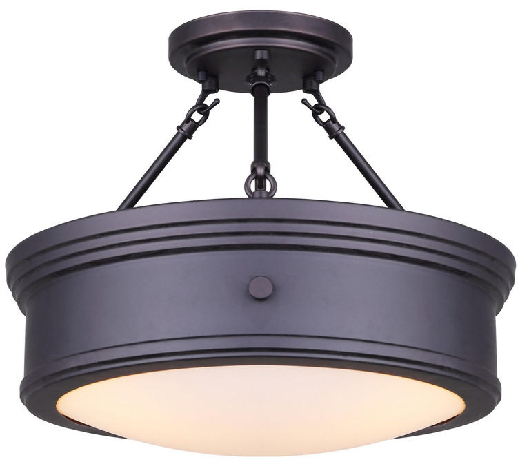 Canarm - ISF624A03ORB - Three Light Semi Flush Mount - Boku - Oil Rubbed Bronze