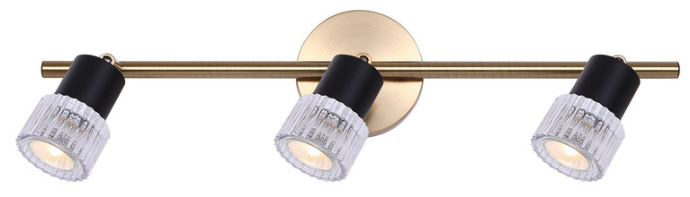 Canarm - IT1161A03BKG10 - Three Light Track Lighting - Elsee - Black