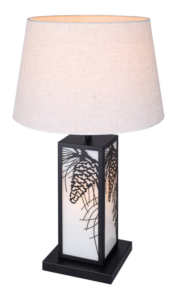 Canarm - ITL2138B26BK - Two Light Table Lamp - Coy - Matte Black
