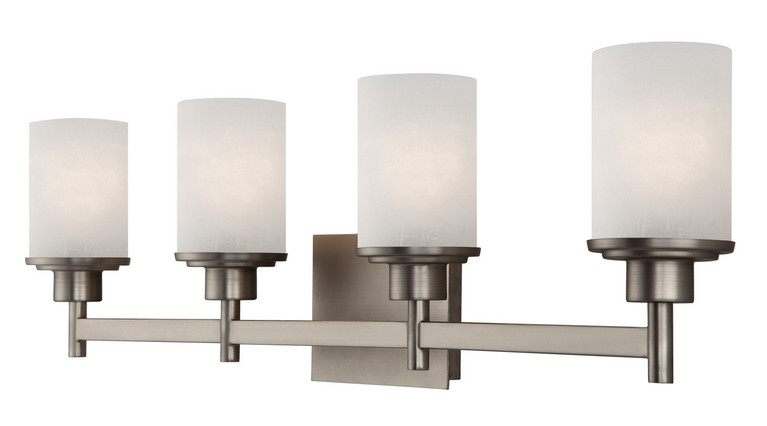Canarm - IVL408A04BN - Four Light Vanity - Lyndi - Brushed Nickel
