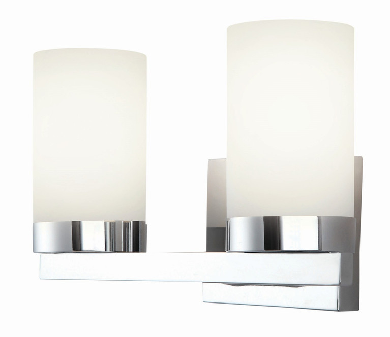 Canarm - IVL429A02CH - Two Light Vanity - Milo - Chrome