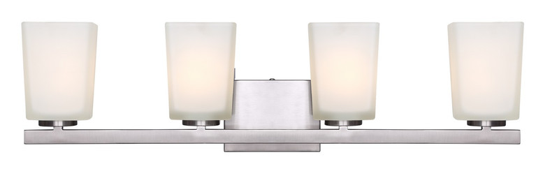 Canarm - IVL472A04BN - Four Light Vanity - Hartley - Brushed Nickel