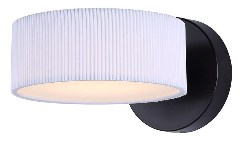 Canarm - LWF288A01BK - LED Wall Sconce - Carmynn - Black
