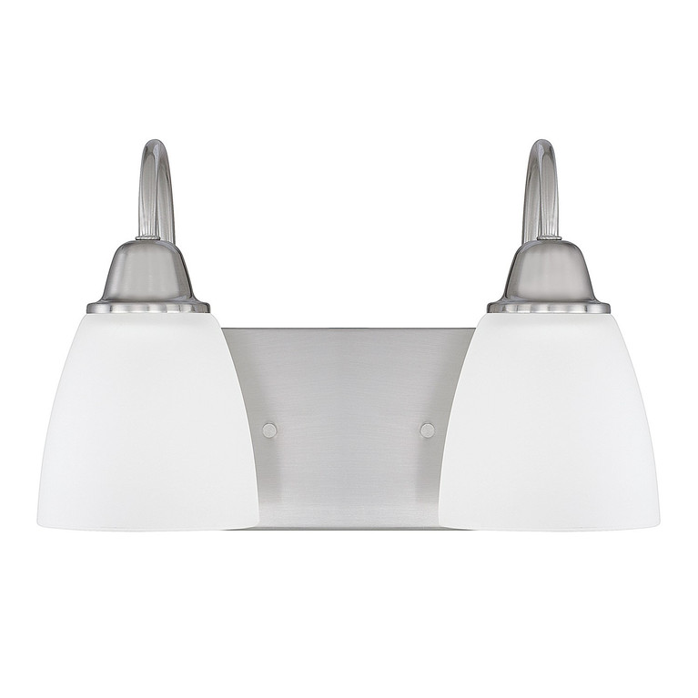 Capital Lighting - 115121BN-337 - Two Light Vanity - Trenton - Brushed Nickel