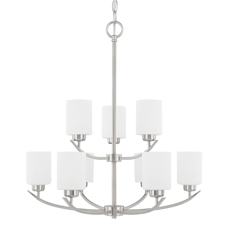 Capital Lighting - 415291BN-338 - Nine Light Chandelier - Dixon - Brushed Nickel