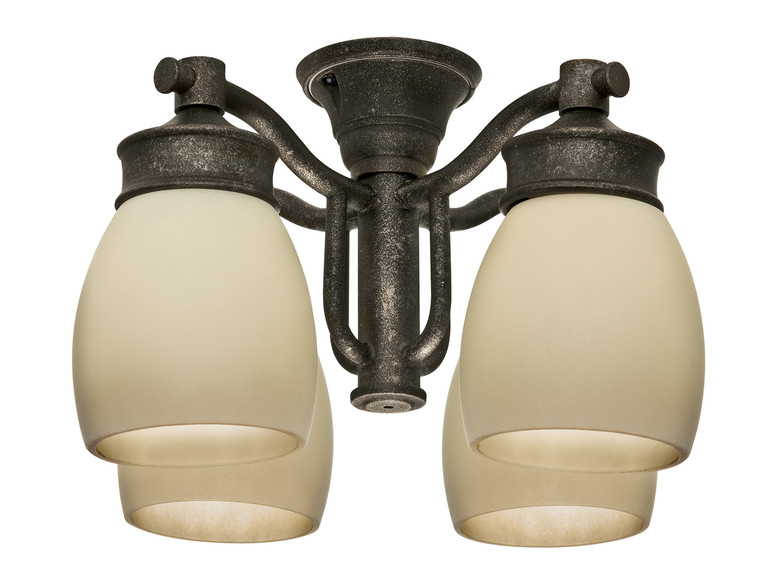 Casablanca - 99087 - Four Light Fan Light Kit - Light Kit - Aged Bronze