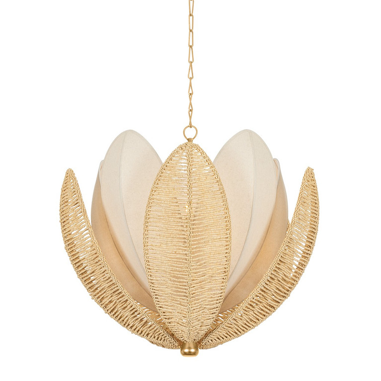 Corbett Lighting - 513-36-VGL - Ten Light Chandelier - Costa Brava - Vintage Gold Leaf