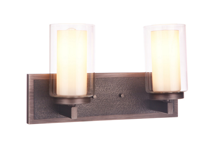 Craftmade - 11615NIVNI2 - Two Light Vanity - Texture - Natural Iron/Vintage Iron