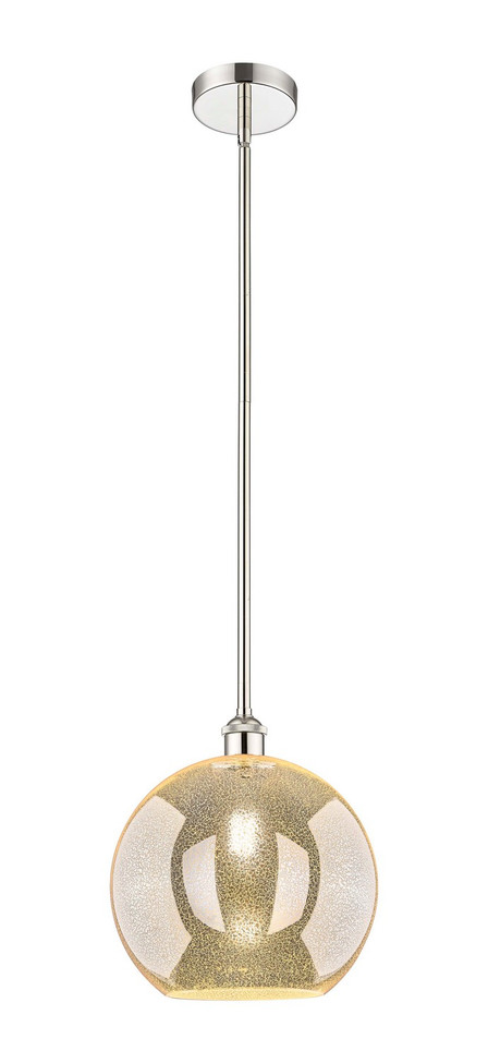 Innovations - 616-1S-PN-G128-12 - One Light Mini Pendant - Edison - Polished Nickel