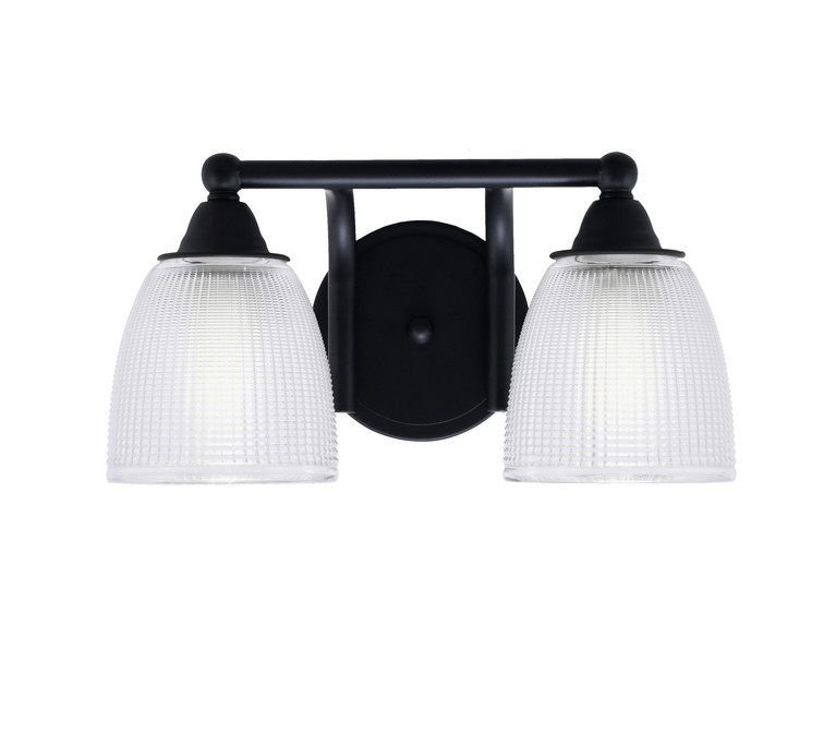 Toltec Lighting - 3422-MB-500 - Two Light Bath Bar - Paramount - Matte Black
