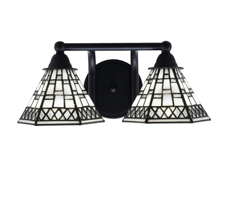 Toltec Lighting - 3422-MB-9105 - Two Light Bath Bar - Paramount - Matte Black