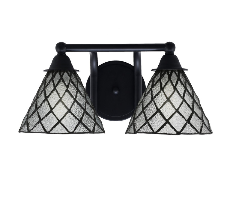 Toltec Lighting - 3422-MB-9185 - Two Light Bath Bar - Paramount - Matte Black