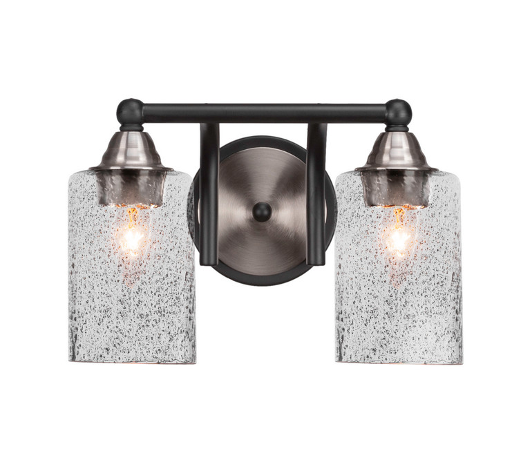Toltec Lighting - 3422-MBBN-3002 - Two Light Bath Bar - Paramount - Matte Black & Brushed Nickel