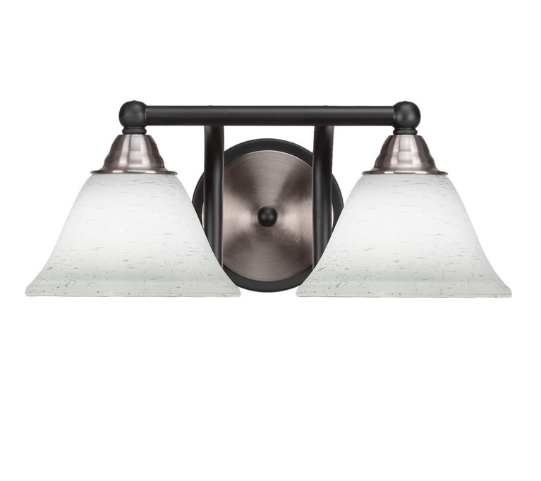 Toltec Lighting - 3422-MBBN-311 - Two Light Bath Bar - Paramount - Matte Black & Brushed Nickel
