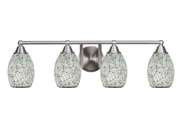 Toltec Lighting - 3424-BN-4165 - Four Light Bath Bar - Paramount - Brushed Nickel