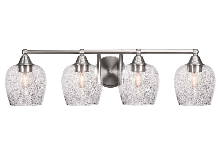 Toltec Lighting - 3424-BN-4812 - Four Light Bath Bar - Paramount - Brushed Nickel