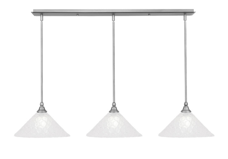 Toltec Lighting - 36-BN-441 - Three Light Linear Pendalier - Any - Brushed Nickel