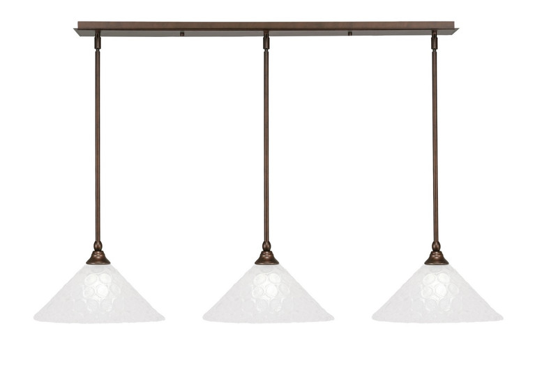 Toltec Lighting - 36-BRZ-441 - Three Light Linear Pendalier - Any - Bronze