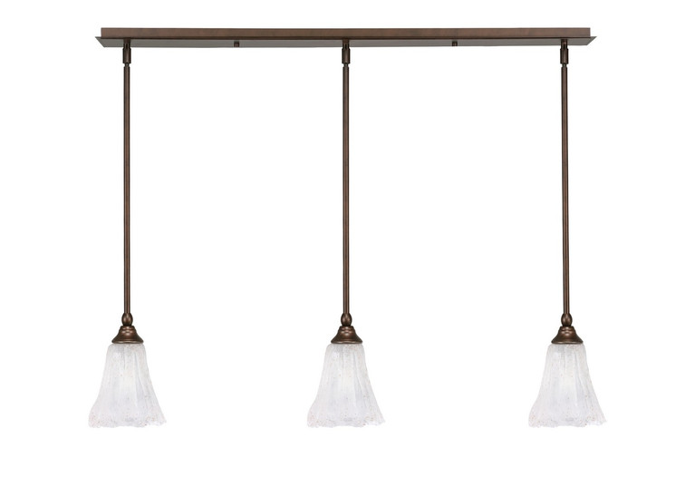 Toltec Lighting - 36-BRZ-729 - Three Light Linear Pendalier - Any - Bronze