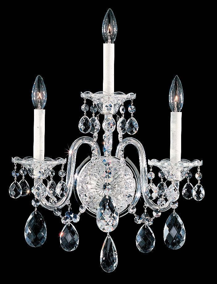 Schonbek - 2992-211H - Three Light Wall Sconce - Sterling - Aurelia