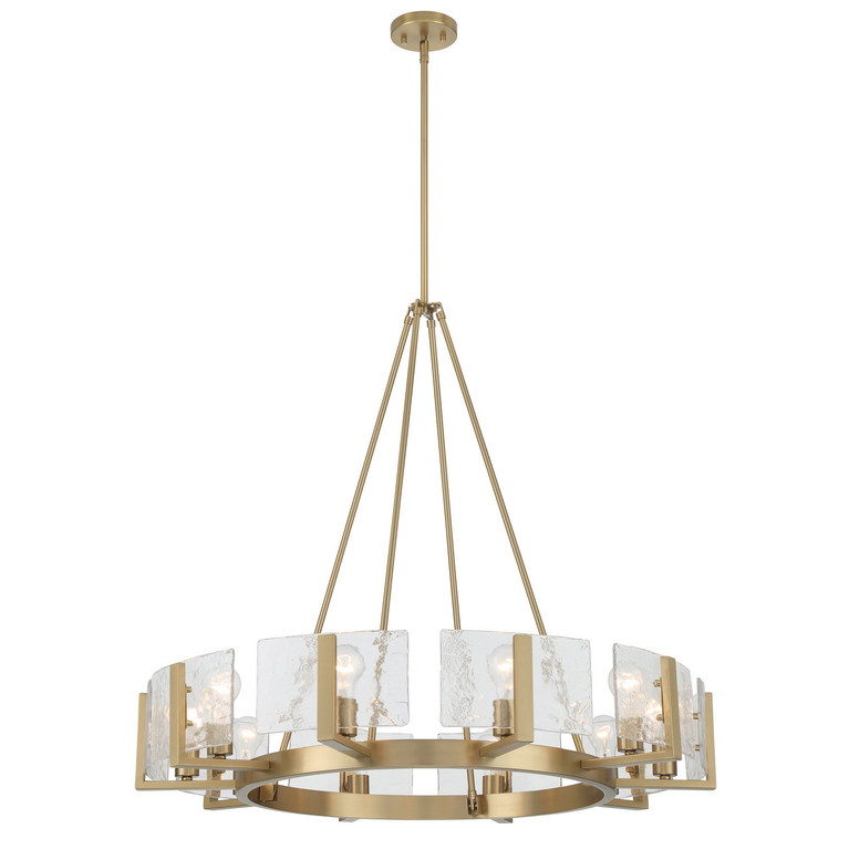 Golden - 3164-10 BCB-HWG - Ten Light Chandelier - Aenon - Brushed Champagne Brass