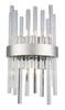 Elegant Lighting - 3000W8C - Two Light Wall Sconce - Dallas - Chrome and Clear