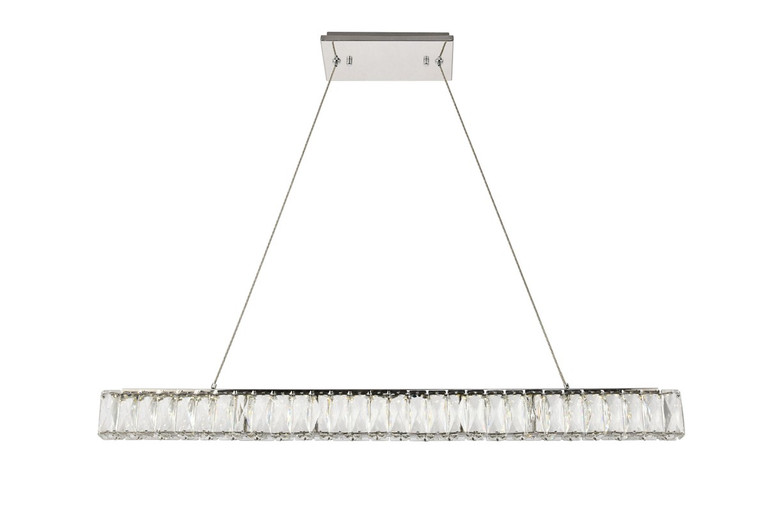 Elegant Lighting - 3502D38C - LED Chandelier - Monroe - Chrome