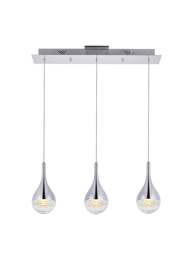 Elegant Lighting - 3803D24C - LED Chandelier - Amherst - chrome
