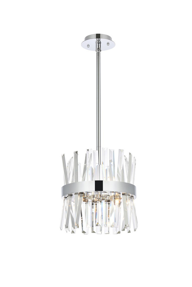Elegant Lighting - 6200D12C - Six Light Pendant - Serephina - chrome