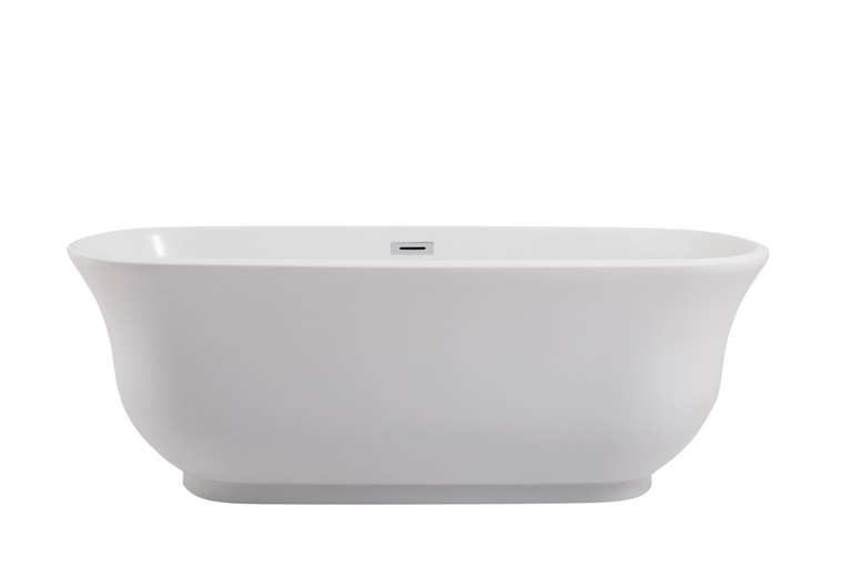 Elegant Lighting - BT10267GW - Bathtub - Coralie - glossy white