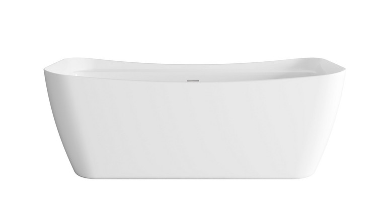 Elegant Lighting - BT10467GW-BGD - Soaking Bathtub - Harrieta - Glossy White