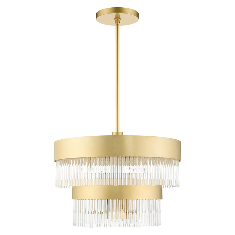 Livex Lighting - 49824-33 - Five Light Chandelier - Norwich - Soft Gold