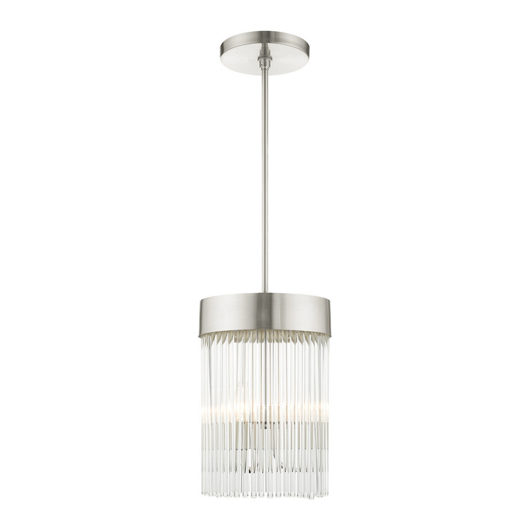 Livex Lighting - 49828-91 - Three Light Chandelier - Norwich - Brushed Nickel